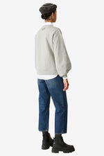 Puff Sleeve Sweatshirt - Grey