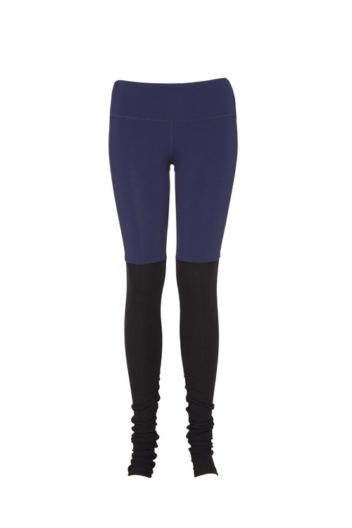 Goddess Legging - Rich Navy/Black