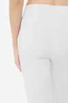 High-Waist Vapor Leopard Leg - White