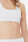 Vapor Leopard Bra - White