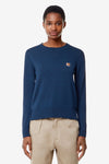 Merinos R Neck Pullover - Petrol