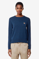 Merinos R Neck Pullover - Petrol