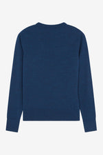 Merinos R Neck Pullover - Petrol