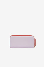 LARGE ZIP AROUND WALLET - LILAC