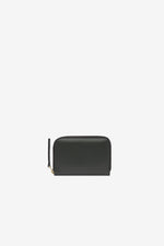 MINI ZIP AROUND WALLET - GREEN